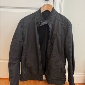 Men's motorcycle style jacket